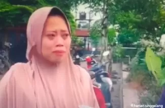 Korban selamat banjir lahar dingin.(Foto: SS YouTube Metro TV)