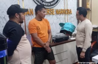 Polresta Pekanbaru Gagalkan Upaya Penyelundupan Sabu ke Masamba Sulawesi Selatan