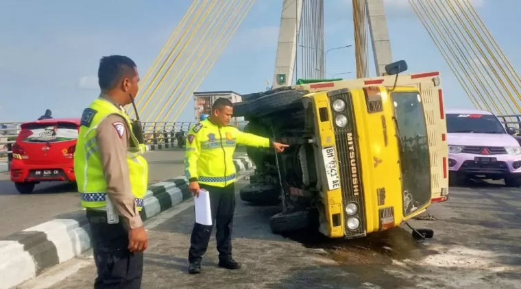 Kabar Duka, Tertimpa Mobil Box di Jembatan Siak IV, Ridho Meninggal Dunia