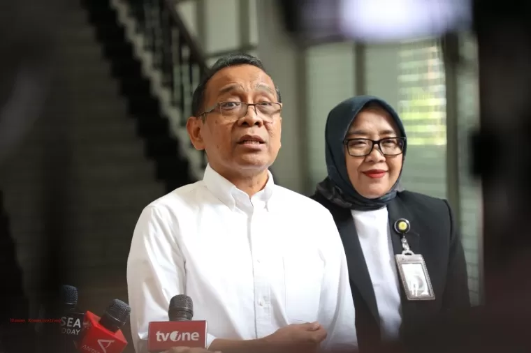 Mensesneg Pratikno dalam konferensi pers di Kantor Kementerian Sekretariat Negara Jakarta Pusat, Kamis, 30 Mei 2024 (Foto: Humas Kemensetneg)