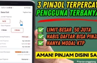 Ilustrasi pinjam pinjol.