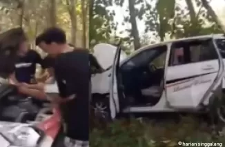 Tempat meinggalnya bos rental mobil di Pati. (Foto:" Viva)