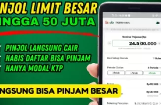 Ilustrasi pinjol limit besar. (Foto: YouTube Arnata TV)