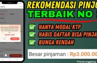 Ilustrasi pinjaman online.