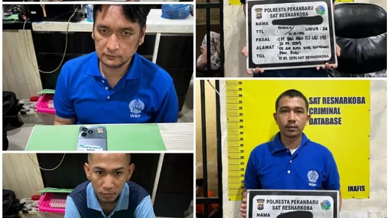 Terbongkar! Tiga Napi Lapas Rumbai Dalangi Penyelundupan Sabu Lewat Makanan