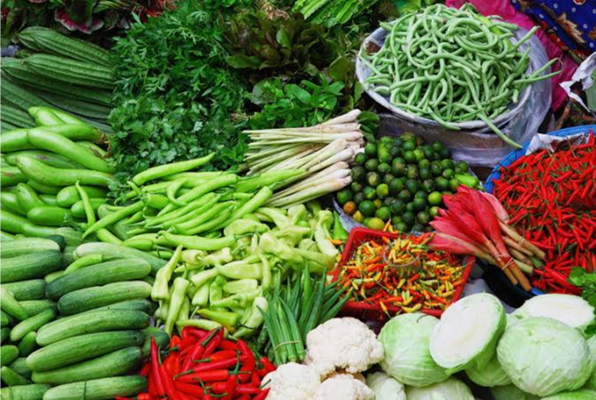 Ilustrasi Sayur Mayur yang di jual di pasar. (Foto: Dok istimewa)