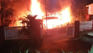 Kebakaran di Sebuah Bengkel di Tanah Datar. (Foto: Dok istimewa)