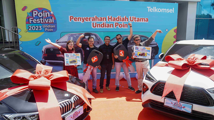 Foto Telkomsel Memeriahkan Undian Poin Festival 2023 dengan Hadiah-Hadiah Mewah