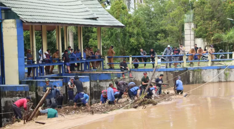 Foto banjir dan longsor di Payakumbuh, Tidak Mengancam Kehidupan dan Penghidupan Masyarakat, Minggu kemaren.