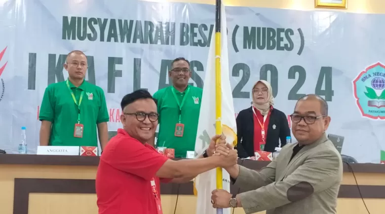 Nurkholis Dt. Bijo Dirajo Terpilih Jadi Ketua Ikaflas Periode 2024-2027, Minggu 19 Mei 2024.