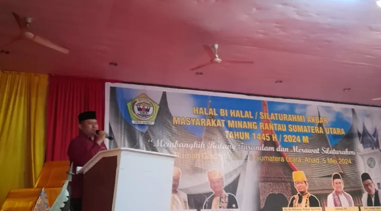 Pemprov Sumbar Angkat Isu Pembangunan Kampung Halaman dalam Acara Halal Bihalal BM3 di Medan