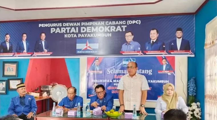 Pilkada 2024, Ketua DPRD Provinsi Sumatera Barat Supardi Mendaftar ke Partai Demokrat, Minggu 5 Mei 2024.