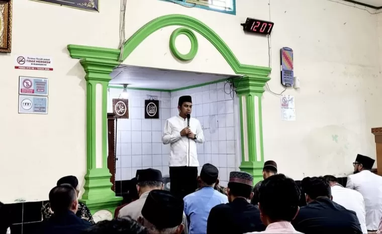 Wawako Ramadhani sosialisasi rencana pembangunan ulang kembali Masjid Sahara di Terminal Angkot Kota Solok