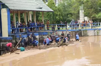 Foto banjir dan longsor di Payakumbuh, Tidak Mengancam Kehidupan dan Penghidupan Masyarakat, Minggu kemaren.