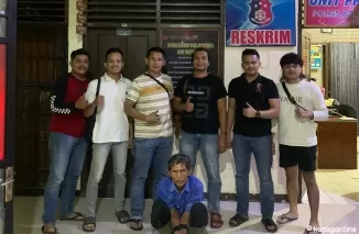 Seorang pria paruh baya berinisial YPC (63), warga Kecamatan Lubuk Basung di tangkap Tim Kupu-kupu Jatanras Sat Reskrim Polres Agam