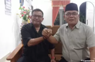 Kader Partai PDIP Syamsul Bahri Silaturahmi ke Rumah Kader Partai Demokrat Yulianto