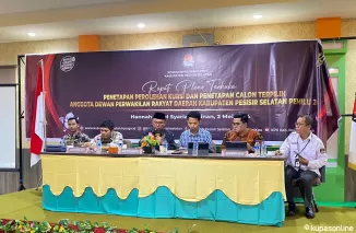 KPU Pesisir Selatan Selenggarakan Rapat Pleno Penetapan Perolehan Kursi dan Calon Terpilih