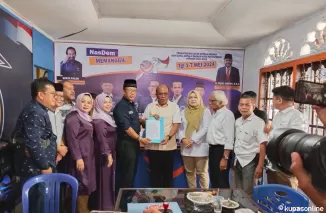 Partai Nadem Memanggil, Hati Nurani Supardi Terpanggil, dan langsung mendaftar, Minggu 5 Mei 2024.