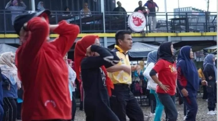 Korpri Bukittinggi Gelar Senam Pagi