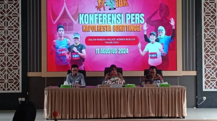 Keterangan Kapolresta Bukittinggi untuk kegiatan PWR 10 K