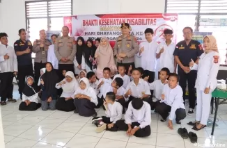 Polres Agam gelar Bakti Kesehatan kepada penyandang disabilitas di SLBN 1 Lubuk Basung