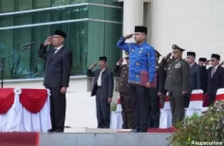Upacara peringatan hari Pancasila tahun 2024 di Balai Kota Bukittinggi