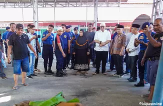 Pj Wali Kota Padang Andree Hadiri Pemotongan Hewan Qurban Dinas Damkar