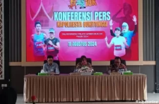 Keterangan Kapolresta Bukittinggi untuk kegiatan PWR 10 K