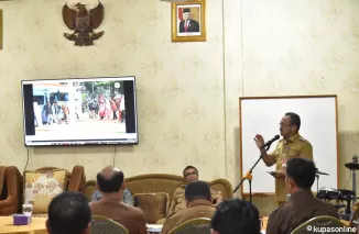 Tim verifikasi lapangan iBangga award tingkat nasional tahun 2024 menyambangi kota Payakumbuh bertempat di pendopo rumah dinas Walikota Payakumbuh, Selasa 11 Juni 2024.