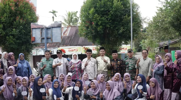 Bupati Limapuluh Kota Safaruddin, Luncurkan Program Bajumpo, baru-baru ini.