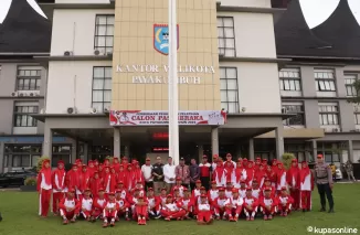 54 Putra Putri Terbaik Payakumbuh Sukses Gelar Pelatihan Calon Paskibraka, Jumat 5 Juli 2024.