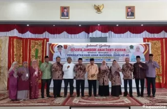 Lembaga Koordinasi Kesejahteraan Sosial (LKKS) Kabupaten Agam gelar Jambore Panti Asuhan di Balairung Rumah Dinas Bupati Agam