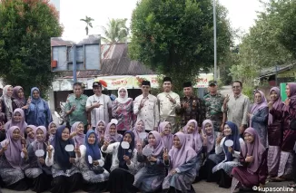 Bupati Limapuluh Kota Safaruddin, Luncurkan Program Bajumpo, baru-baru ini.