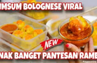 Dimsum Bolognese Viral, Kreasi Kuliner untuk Kamu yang Mau Mulai Usaha