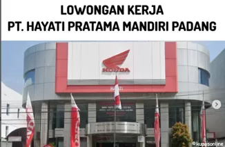 Gabung di AHASS Hayati! Lowongan Mechanic Trainee PT Hayati Pratama Mandiri Padang Dibuka