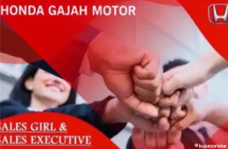 Kesempatan Berkarir di Honda Gajah Motor! Lowongan Sales Girl & Sales Executive