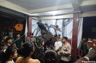Sambang Kamtibmas: Kapolsek Dentim Sosialisasikan Perda Pelestarian Ogoh-Ogoh kepada STT Adhi Kusuma