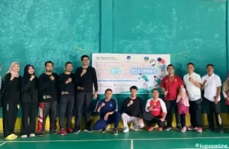 Foto bersama Diskominfo dan BPS Solok Selatan
