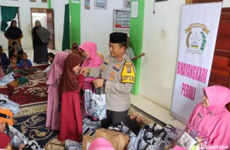 Jelang Hari Raya Idul Fitri 1446 H, Kapolres Pasaman Barat Sambangi Panti Asuhan dan Rumah Lansia di Pasaman Barat