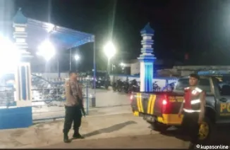 Polsek Sungai Rumbai Gelar Pengamanan Ibadah Tarawih Selama Ramadan