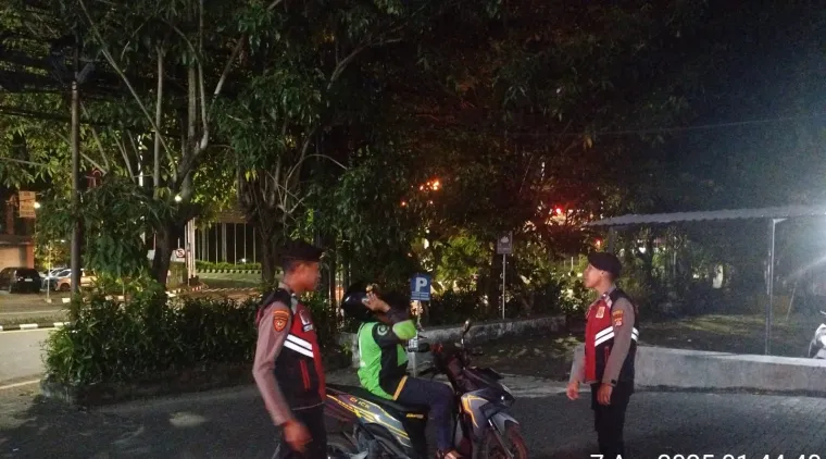 Blue Light Patrol Jaga Kamtibmas di Kuta Selatan, Pengendara Moge Ditegur Simpatik