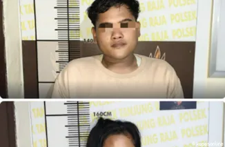 Dua Sejoli di Tangkap Gegera Rampok Uang Bos Brilink