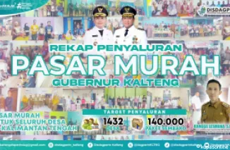 Gubernur Agustiar Sabran Dorong Akselerasi Program Pasar Murah, Sasar Ribuan Desa di Kalimantan Tengah