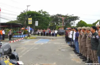 Jaga Kondusifitas Jelang Putusan MK, Polres dan Pemkab Murung Raya Gelar Patroli Skala Besar