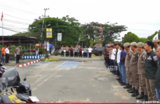Jaga Stabilitas Menjelang Putusan MK, Murung Raya Gelar Apel dan Patroli Gabungan