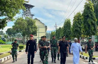 Kalapas Jember Hadiri Upacara Pemberangkatan Satgas Rajawali III