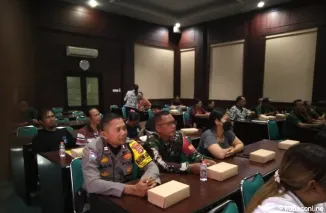 Pelatihan Pencegahan dan Mitigasi Bencana Digelar di Jimbaran, Bhabinkamtibmas Hadir