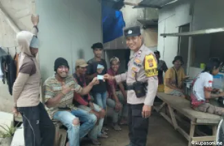 Polsek Kuta Selatan Tertibkan Penduduk Non Permanen di Desa Pecatu