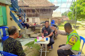 Polsek Tanjung Batu Sosialisasikan Larangan Musik Remix dan Miras Saat Hiburan Hajatan