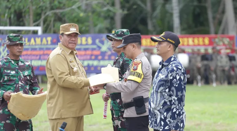 Bupati Asahan Buka TMMD ke-124 di Desa Silo Bonto